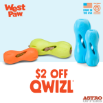 West Paw | $2.00 OFF Qwizl
