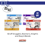 My Perfect Pet sale $3 off
