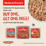 Stella & Chewy's free with purchase