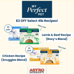 My Perfect Pet $3.00 OFF Select 4lb Recipes My Perfect Pet $3.00 OFF Select 4lb Recipes